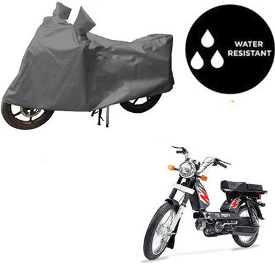 dashark Waterproof Two Wheeler Cover for TVS(Heavy Duty Super XL, Grey)