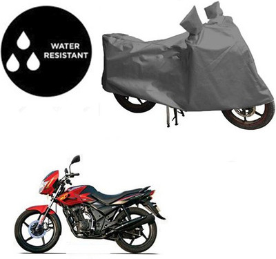 dashark Waterproof Two Wheeler Cover for TVS(Flame DS 125, Grey)