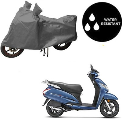 RPSENTTERPR Waterproof Two Wheeler Cover for Honda(Activa 125, Grey)
