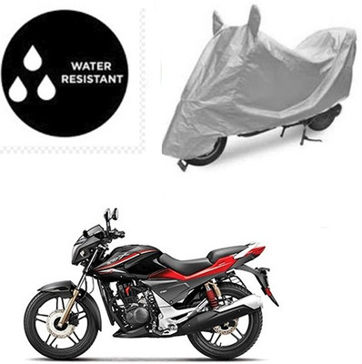 Atulit enterprises Waterproof Two Wheeler Cover for Hero(CBZ Extreme, Silver)