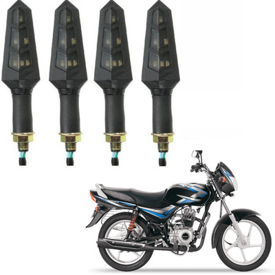 BRPEARl Side LED Indicator Light for Bajaj CT 100(Orange)