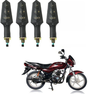BRPEARl Side LED Indicator Light for Bajaj Platina 100 DTS-i(Orange)