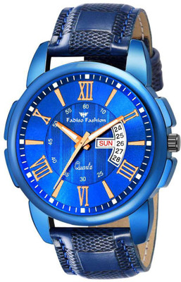 Fadiso Fashion FF3031- Blue Day Date Unique New Analog Watch  - For Men