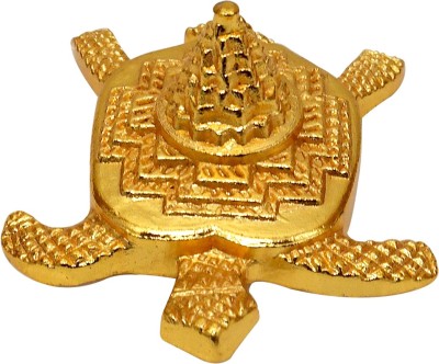 SBBCO Vastu / Fang Shui Meru Yantra Metal Decorative Showpiece  -  3.5 cm(Metal, Gold)