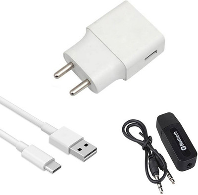 SARVIN Wall Charger Accessory Combo for Realme Narzo 20(White)