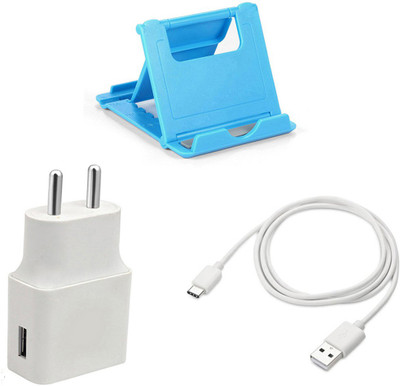 DAKRON Wall Charger Accessory Combo for Vivo V20 Pro(White)