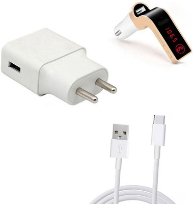 DAKRON Wall Charger Accessory Combo for Realme Narzo 20 Pro(White)