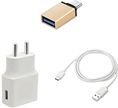 DAKRON Wall Charger Accessory Combo for Vivo V20 Pro(White)