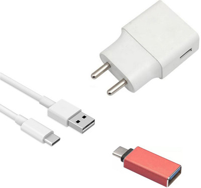 DAKRON Wall Charger Accessory Combo for Realme Narzo 20(White)