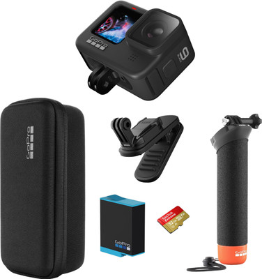 GoPro Hero 9 Black - Holiday Bundle Sports and Action Camera(Black, 20 MP)