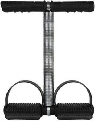 FITNESSDEALS tummy trimmer with SINGLE spring and soft grip handle Ab Exerciser(Black)
