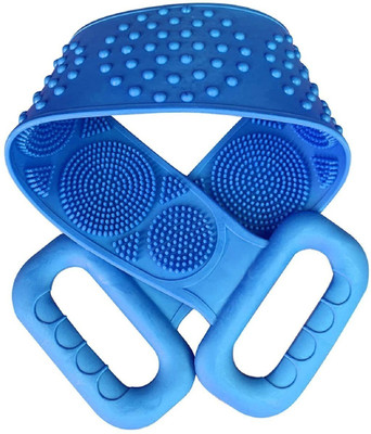 KOTLEY Double Side Back Scrubber Belt Bath Brush Short Handle exfoliating massager