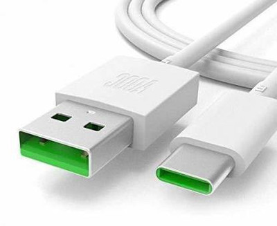 Mectox HighQuality-White 1.2 m Lightning Cable(Compatible with Oppo Vooc Usb Cable/Realme/Oneplus Data Cable, White, One Cable)