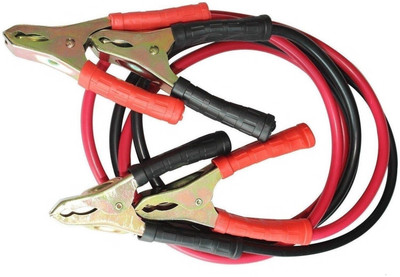 Tinax Jumper Cable Battery Storage Wire Clamp (10mm Core Wire) ISI Certified 6.5 ft Battery Jumper Cable(Pack of 2)