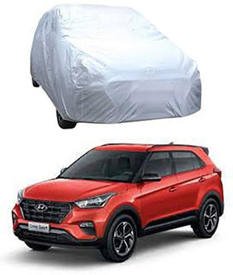 Auto Age Car Cover For Jeep Compass (Without Mirror Pockets)(Silver)