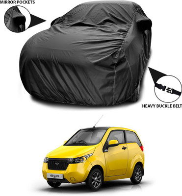 SEBONGO Car Cover For Mahindra eKUV100 (With Mirror Pockets)(Black)