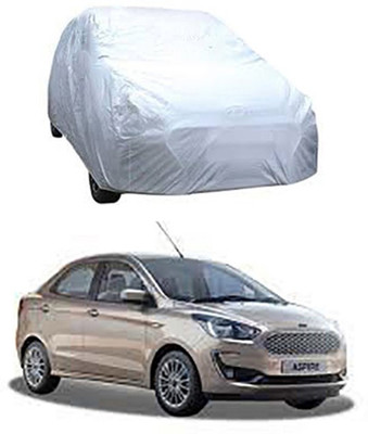 Auto Age Car Cover For Ford Aspire (Without Mirror Pockets)(Silver)