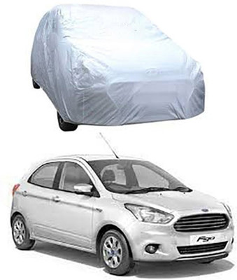 Auto Age Car Cover For Ford Figo (Without Mirror Pockets)(Silver)