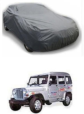 MYTECH Car Cover For Mahindra Marshal (Without Mirror Pockets)(Grey)