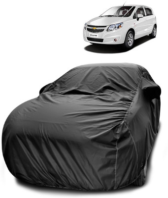 ANTHUB Car Cover For Chevrolet UVA (With Mirror Pockets)(Black)