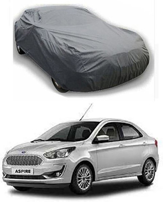 Auto Age Car Cover For Ford Figo Aspire (Without Mirror Pockets)(Grey)
