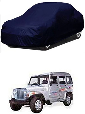MYTECH Car Cover For Mahindra Marshal (Without Mirror Pockets)(Blue)