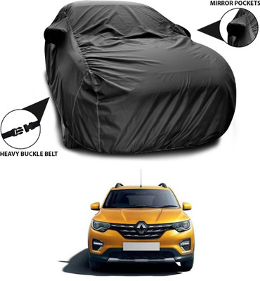SEBONGO Car Cover For Renault HBC (With Mirror Pockets)(Black)