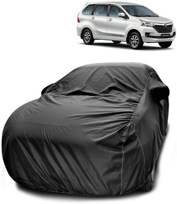 ANTHUB Car Cover For Toyota Avanza (With Mirror Pockets)(Black)