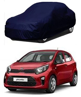 MYTECH Car Cover For Kia Picanto (Without Mirror Pockets)(Blue)