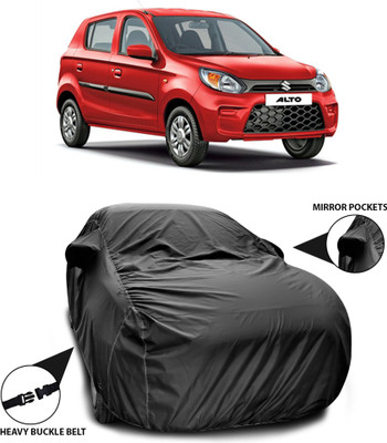 SEBONGO Car Cover For Maruti Suzuki A-Star (With Mirror Pockets)(Black)