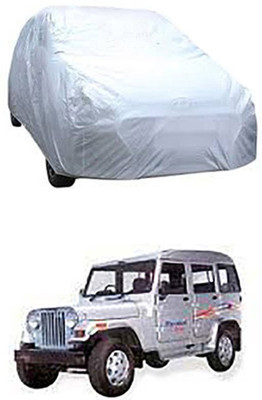 MYTECH Car Cover For Mahindra Marshal (Without Mirror Pockets)(Silver)
