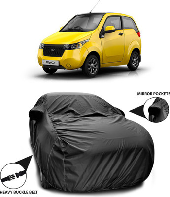 SEBONGO Car Cover For Mahindra eKUV100 (With Mirror Pockets)(Black)