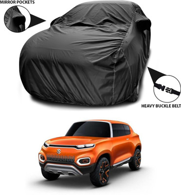 ANTHUB Car Cover For Maruti Suzuki Future-S (With Mirror Pockets)(Black)