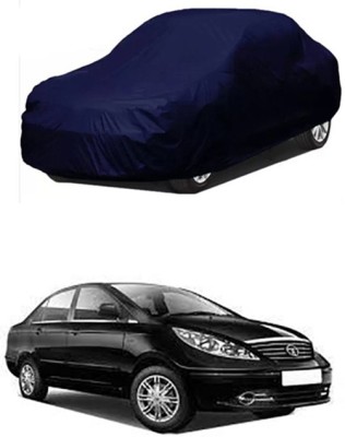 Auto Age Car Cover For Tata Manza (Without Mirror Pockets)(Blue)