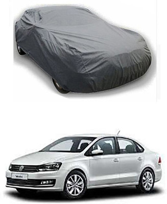 MYTECH Car Cover For Volkswagen Vento (Without Mirror Pockets)(Grey)