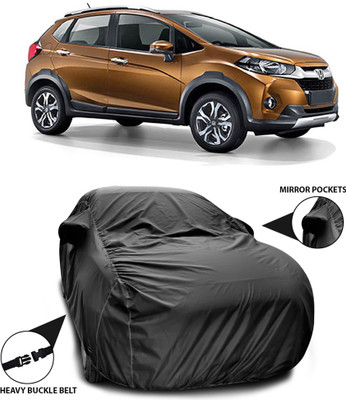 ANTHUB Car Cover For Honda WRV (With Mirror Pockets)(Black)