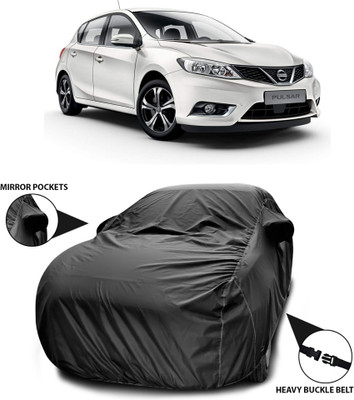 ANTHUB Car Cover For Nissan Pulsar (With Mirror Pockets)(Black)