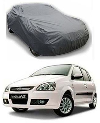 Auto Age Car Cover For Tata Indica V2 (Without Mirror Pockets)(Grey)
