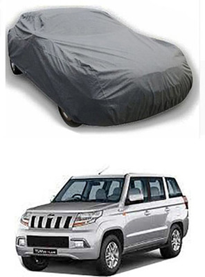 MYTECH Car Cover For Mahindra TUV300 (Without Mirror Pockets)(Grey)