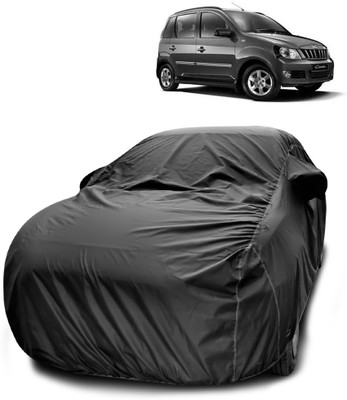 SEBONGO Car Cover For Mahindra Quanto (With Mirror Pockets)(Black)