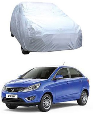 Auto Age Car Cover For Tata Zest (Without Mirror Pockets)(Silver)