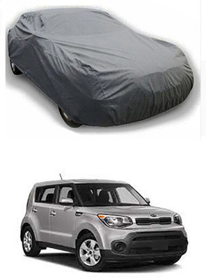 MYTECH Car Cover For Kia Soul (Without Mirror Pockets)(Grey)