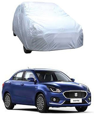 Auto Age Car Cover For Maruti Suzuki Swift Dzire (Without Mirror Pockets)(Silver)