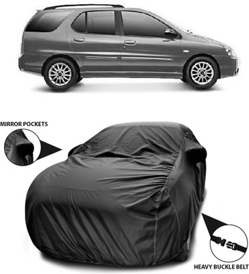 ANTHUB Car Cover For Tata Indigo Marina (With Mirror Pockets)(Black)