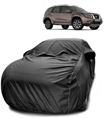 SEBONGO Car Cover For Nissan Terrano (With Mirror Pockets)(Black)