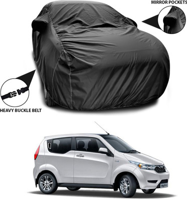 ANTHUB Car Cover For Mahindra e2o (With Mirror Pockets)(Black)