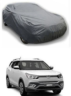 MYTECH Car Cover For Mahindra S204 (Without Mirror Pockets)(Grey)