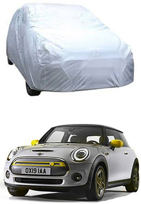 Auto Age Car Cover For Mini Cooper Universal For Car (Without Mirror Pockets)(Silver)
