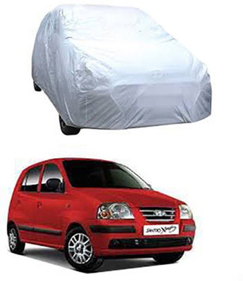 Auto Age Car Cover For Hyundai Santro Xing (Without Mirror Pockets)(Silver)