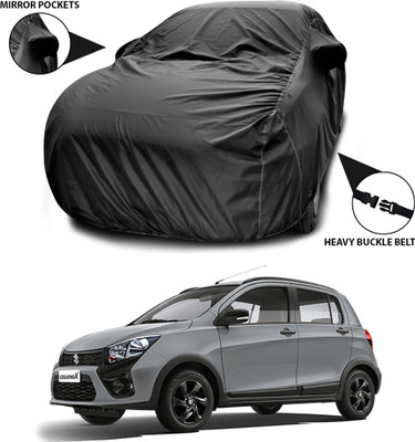 ANTHUB Car Cover For Maruti Suzuki Celerio X (With Mirror Pockets)(Black)